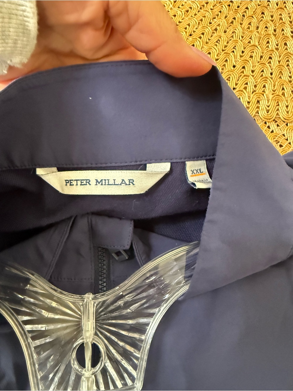 Peter Millar Dunes Navy Wind & Water Resistant Golf Vest Men’s XXL - Picture 4 of 11